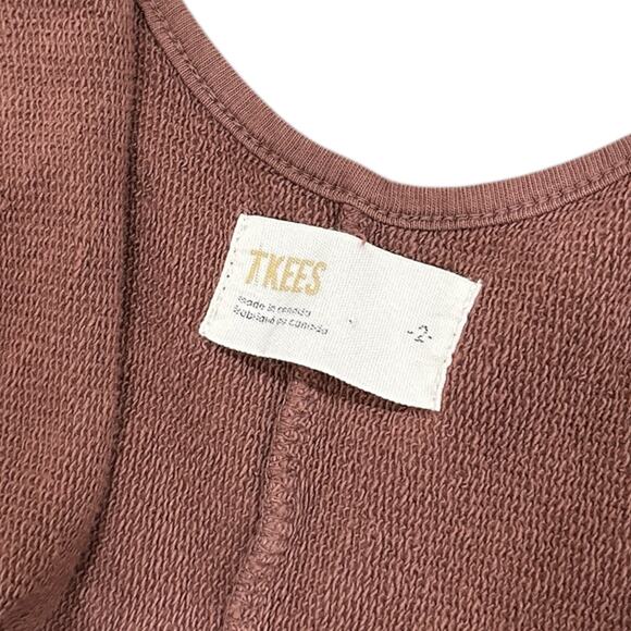 TKEES Short Playsuit Romper in Cafe - Picture 6 of 7